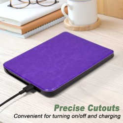 DMluna Étui Slimshell pour Kobo Clara Colour/BW/ 2E, Tolino Shine Colour/Shine 5/4, Coque de Protection Magnétique avec Fonction