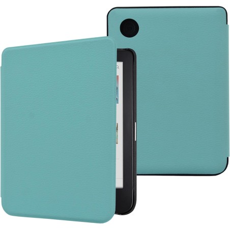 DMluna Étui Slimshell pour Kobo Clara Colour/BW/ 2E, Tolino Shine Colour/Shine 5/4, Coque de Protection Magnétique avec Fonction