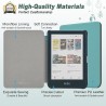 DMluna Étui Slimshell pour Kobo Clara Colour/BW/ 2E, Tolino Shine Colour/Shine 5/4, Coque de Protection Magnétique avec Fonction