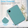 DMluna Étui Slimshell pour Kobo Clara Colour/BW/ 2E, Tolino Shine Colour/Shine 5/4, Coque de Protection Magnétique avec Fonction