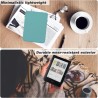 DMluna Étui Slimshell pour Kobo Clara Colour/BW/ 2E, Tolino Shine Colour/Shine 5/4, Coque de Protection Magnétique avec Fonction