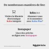 Kobo Clara Colour | Liseuse eBook Couleur | Écran Couleur E Ink Kaleido™ 3 sans Reflets de 6" | Option Mode Sombre | Étanche | L