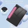 FINTIE Étui pour 6" Kindle (11e Génération, Modèle 2024/2022), Étui Transparent en TPU Souple Housse Veille/Réveil Auto, Magenta
