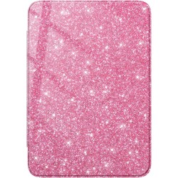 FINTIE Étui pour 6" Kindle (11e Génération, Modèle 2024/2022), Étui Transparent en TPU Souple Housse Veille/Réveil Auto, Magenta