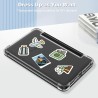 FINTIE Étui pour 6" Kindle (11e Génération, Modèle 2024/2022), Étui Transparent en TPU Souple Housse Veille/Réveil Auto, Noir