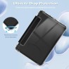 FINTIE Étui pour 6" Kindle (11e Génération, Modèle 2024/2022), Étui Transparent en TPU Souple Housse Veille/Réveil Auto, Noir