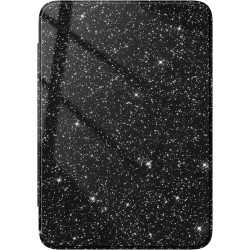 FINTIE Étui pour 6" Kindle (11e Génération, Modèle 2024/2022), Étui Transparent en TPU Souple Housse Veille/Réveil Auto, Noir Pa
