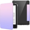 FINTIE Étui pour 6" Kindle (11e Génération, Modèle 2024/2022), Étui Transparent en TPU Souple Housse Veille/Réveil Auto, Ombre F