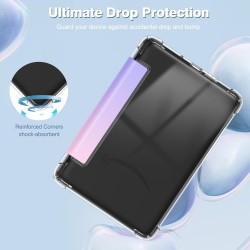 FINTIE Étui pour 6" Kindle (11e Génération, Modèle 2024/2022), Étui Transparent en TPU Souple Housse Veille/Réveil Auto, Ombre F