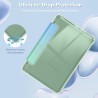 FINTIE Étui pour 6" Kindle (11e Génération, Modèle 2024/2022), Étui Transparent en TPU Souple Housse Veille/Réveil Auto, Ombre L