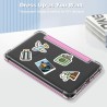 FINTIE Étui pour 6" Kindle (11e Génération, Modèle 2024/2022), Étui Transparent en TPU Souple Housse Veille/Réveil Auto, Rose Li