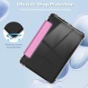 FINTIE Étui pour 6" Kindle (11e Génération, Modèle 2024/2022), Étui Transparent en TPU Souple Housse Veille/Réveil Auto, Rose Li
