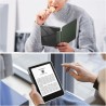 FINTIE Étui pour 6" Kindle (11e Génération, Modèle 2024/2022), Étui Transparent en TPU Souple Housse Veille/Réveil Auto, Vert Al