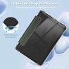 FINTIE Étui pour 6" Kindle (11e Génération, Modèle 2024/2022), Étui Transparent en TPU Souple Housse Veille/Réveil Auto, Vert Al