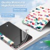 FINTIE Étui pour 6" Kindle (11e Génération, Modèle 2024/2022), Étui Transparent en TPU Souple Housse Veille/Réveil Auto, Coeurs 