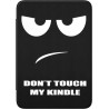 FINTIE Étui pour 6" Kindle (11e Génération, Modèle 2024/2022), Étui Transparent en TPU Souple Housse Veille/Réveil Auto, Don't T