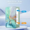 FINTIE Étui pour 6" Kindle (11e Génération, Modèle 2024/2022), Étui Transparent en TPU Souple Housse Veille/Réveil Auto, Marbre 