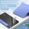 FINTIE Étui pour 6" Kindle (11e Génération, Modèle 2024/2022), Étui Transparent en TPU Souple Housse Veille/Réveil Auto, Bleu Ou