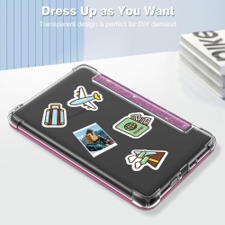 FINTIE Étui pour 6" Kindle (11e Génération, Modèle 2024/2022), Étui Transparent en TPU Souple Housse Veille/Réveil Auto, Violet 
