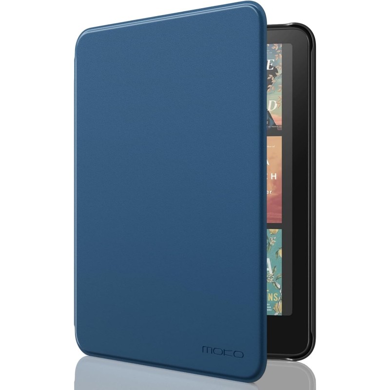 Moko étui compatible avec 7" kindle paperblanc (12th generation-2024) and kindle colorsoft signature edition 2024, etui léger av