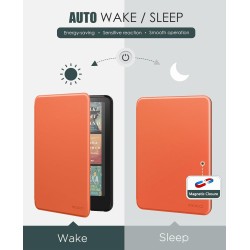 Moko étui compatible avec 7" kindle paperblanc (12th generation-2024) and kindle colorsoft signature edition 2024, etui léger av