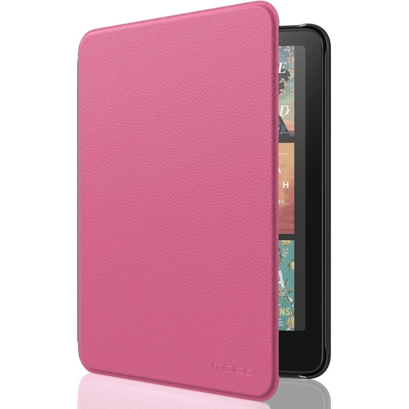 Moko étui compatible avec 7" kindle paperblanc (12e génération-2024) et kindle colorsoft signature edition 2024, etui léger avec