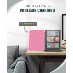 Moko étui compatible avec 7" kindle paperblanc (12e génération-2024) et kindle colorsoft signature edition 2024, etui léger avec