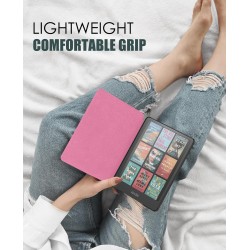 Moko étui compatible avec 7" kindle paperblanc (12e génération-2024) et kindle colorsoft signature edition 2024, etui léger avec