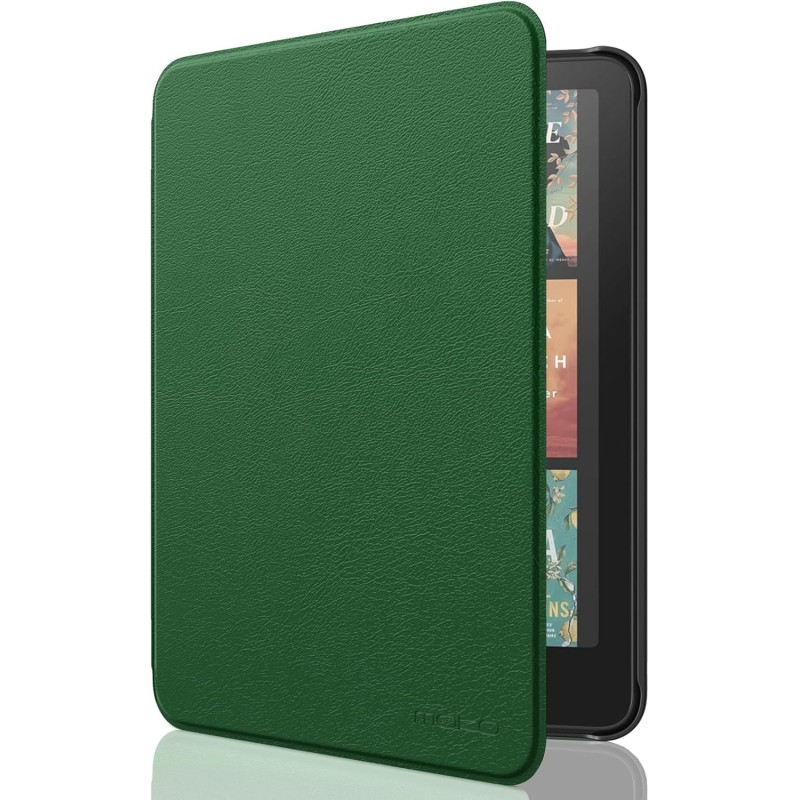 Moko étui compatible avec 7" kindle paperblanc (12e génération-2024) and kindle colorsoft signature edition 2024, etui léger ave