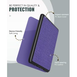 Moko étui compatible avec 7" kindle paperblanc (12th generation-2024) and kindle colorsoft signature edition 2024, etui léger av