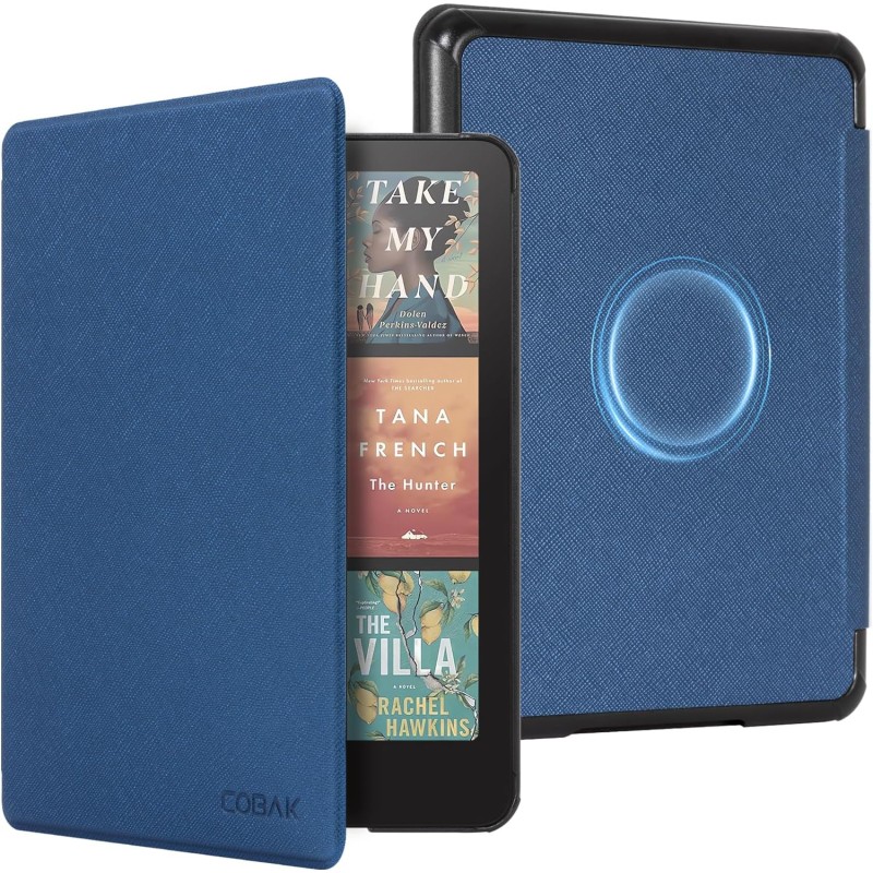 Cobak étui magnétique pour kindle paperblanc 12e génération 2024 (7") et kindle colorsoft - compatible avec iphone magsafe, char
