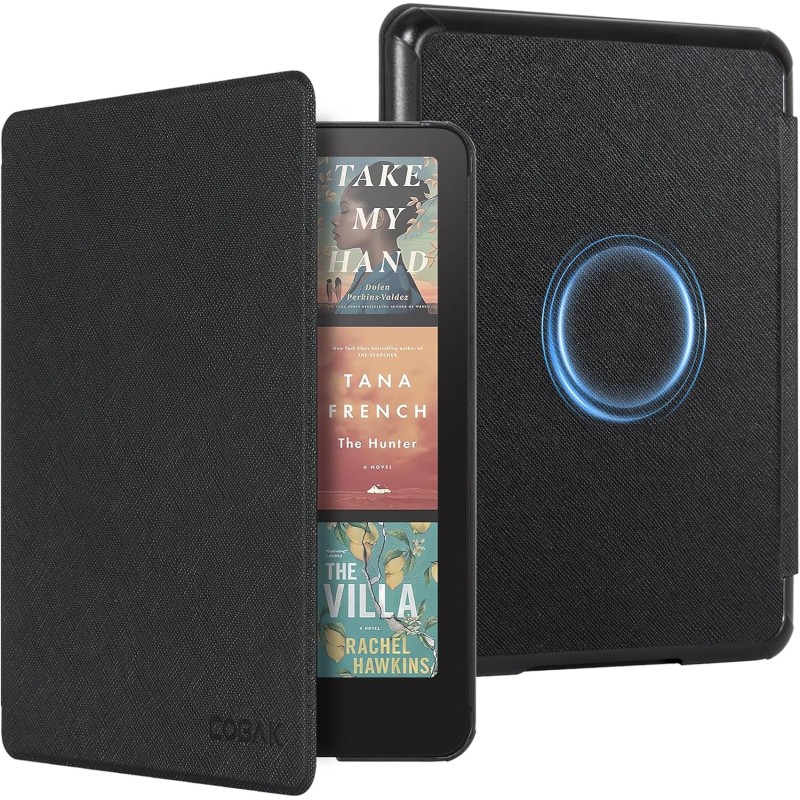 Cobak étui magnétique pour kindle paperblanc 12e génération 2024 (7") et kindle colorsoft - compatible avec iphone magsafe, char