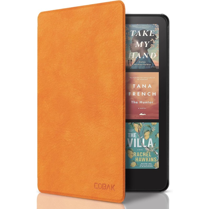 Cobak étui pour 7" kindle paperblanc 2024 (12e génération) et kindle colorsoft signature edition, coque fine et léger, housse ré