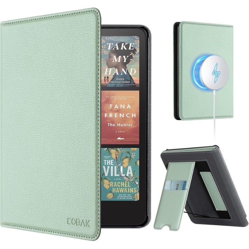 Cobak étui pour 7" kindle paperblanc 2024 (12e génération) et kindle colorsoft signature edition, coque fine et léger, housse ré