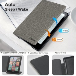 Cobak étui magnétique pour kindle paperblanc 12e génération 2024 (7") et kindle colorsoft - compatible avec iphone magsafe, char
