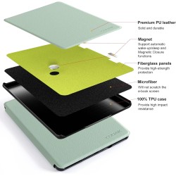 Cobak étui magnétique pour kindle paperblanc 12e génération 2024 (7") et kindle colorsoft - compatible avec iphone magsafe, char