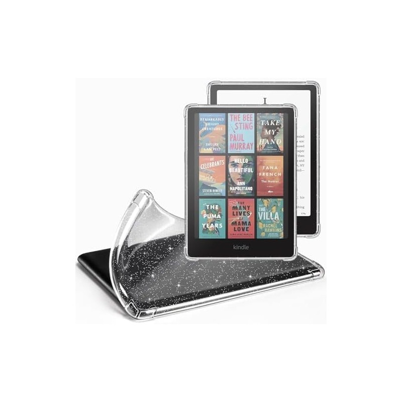 Cobak étui pour 7" kindle paperblanc 2024 (12e génération) et kindle colorsoft & hanvon avec dragonne, durable, lecture conforta