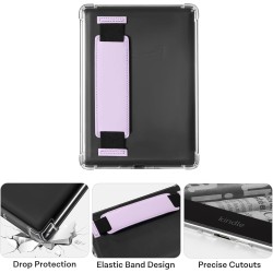 Cobak étui pour 7" kindle paperblanc 2024 (12e génération) et kindle colorsoft & hanvon avec dragonne, durable, lecture conforta