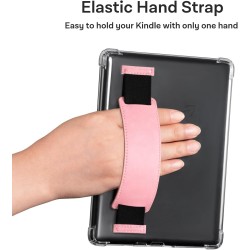 Cobak étui pour 7" kindle paperblanc 2024 (12e génération) et kindle colorsoft & hanvon avec dragonne, durable, lecture conforta