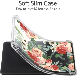 Cobak étui transparent pour kindle paperblanc 12ème génération (2024) et kindle colorsoft signature edition - housse souple et l
