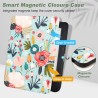 DMluna Étui Slimshell pour Kobo Clara Colour/ BW/ 2E, Tolino Shine Colour/Shine 5/4, Coque de Protection Magnétique avec Fonctio
