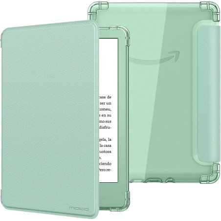 MoKo Coque pour 6" All-New Kindle (11ème Génération Modèle 2024/2022), Étui de Protection Ultra Clair en TPU Souple et Transpare