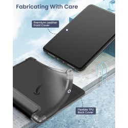 MoKo Coque pour 6" All-New Kindle (11ème Génération Modèle 2022), Étui de Protection Ultra Clair en TPU Souple et Transparent av