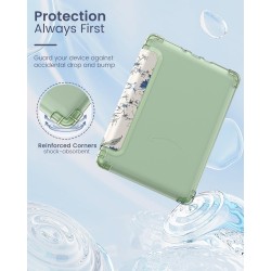 MoKo Coque pour 6" All-New Kindle (11ème Génération Modèle 2024/2022), Étui de Protection Ultra Clair en TPU Souple et Transpare