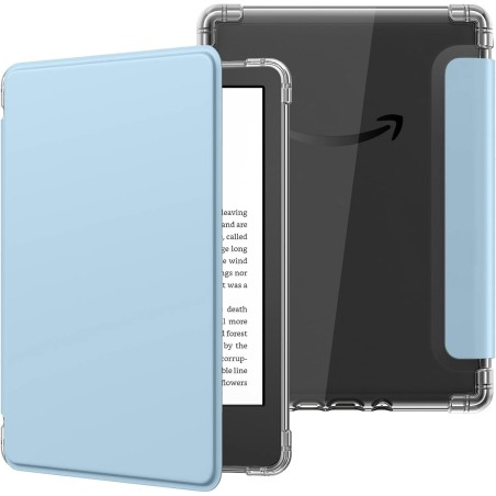 MoKo Coque pour Universel 6 Pouces Tablet et eBooks 2022, Étui de Protection Ultra Clair en TPU Souple et Transparent avec Auto 
