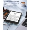 MoKo Coque pour Universel 6 Pouces Tablet et eBooks 2022, Étui de Protection Ultra Clair en TPU Souple et Transparent avec Auto 