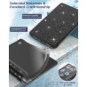 MoKo Coque pour Universel 6 Pouces Tablet et eBooks 2022, Étui de Protection Ultra Clair en TPU Souple et Transparent avec Auto 