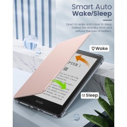 MoKo Coque pour Universel 6 Pouces Tablet et eBooks 2022, Étui de Protection Ultra Clair en TPU Souple et Transparent avec Auto 