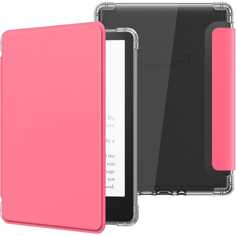 MoKo Coque pour Universel 6 Pouces Tablet et eBooks 2022, Étui de Protection Ultra Clair en TPU Souple et Transparent avec Auto 