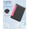MoKo Coque pour Universel 6 Pouces Tablet et eBooks 2022, Étui de Protection Ultra Clair en TPU Souple et Transparent avec Auto 